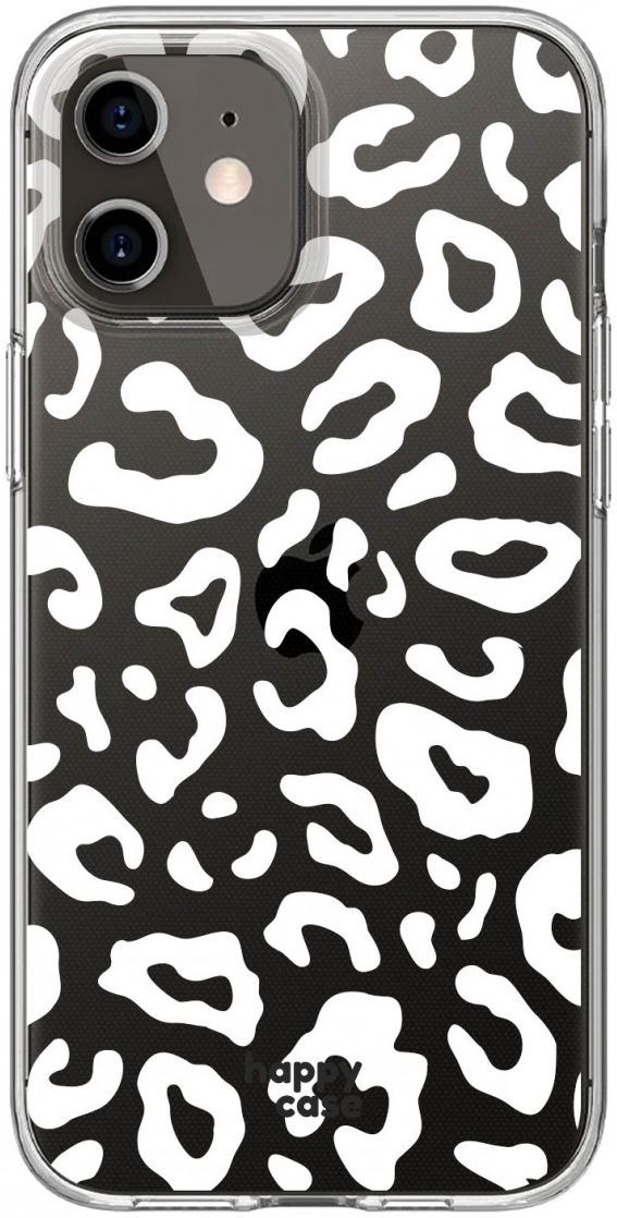 HappyCase iPhone 12 / 12 Pro Hoesje Flexibel TPU Luipaard Print afbeelding 13