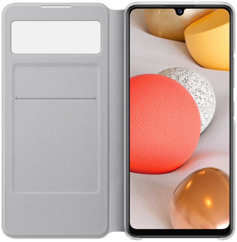 Origineel Samsung Galaxy A42 Hoesje Smart S View Cover Wit afbeelding 2
