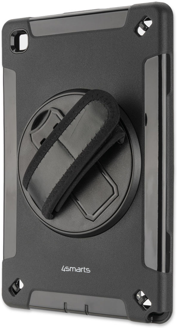 4smarts Rugged GRIP Samsung Galaxy Tab A7 (2020 / 2022) Hoes Zwart afbeelding 1