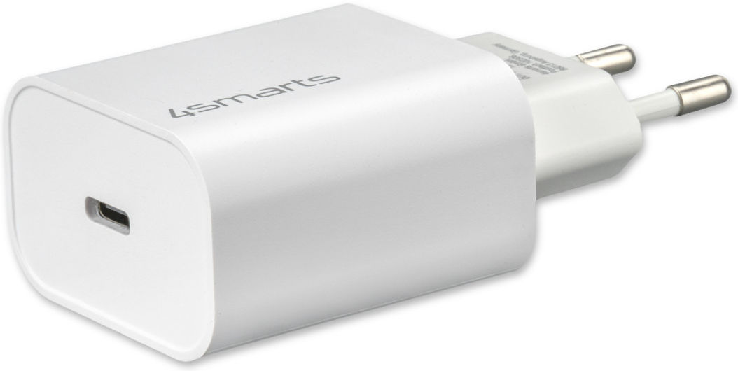 4smarts VoltPlug 20W USB-C Adapter met USB-C Kabel 1.5 Meter Wit afbeelding 5