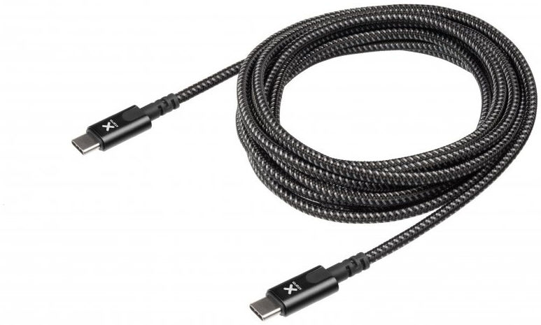 Xtorm Original USB-C 60W Gevlochten Power Delivery Kabel 2 Meter Zwart afbeelding 2