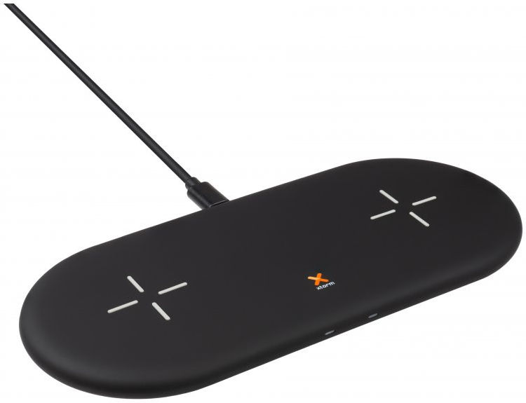 Xtorm Wireless Charger Pad Twin met Fast Charge Oplader Zwart afbeelding 3