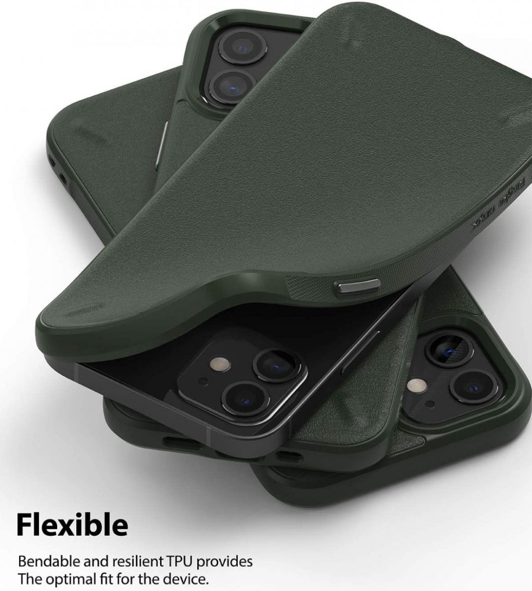 Ringke Onyx Apple iPhone 12 Mini Hoesje Flexibel TPU Groen afbeelding 4