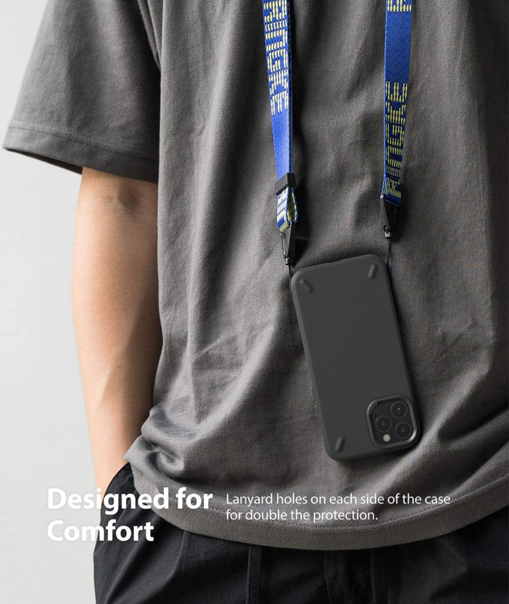 Ringke Onyx Apple iPhone 12 / 12 Pro Hoesje Flexibel TPU Grijs afbeelding 7