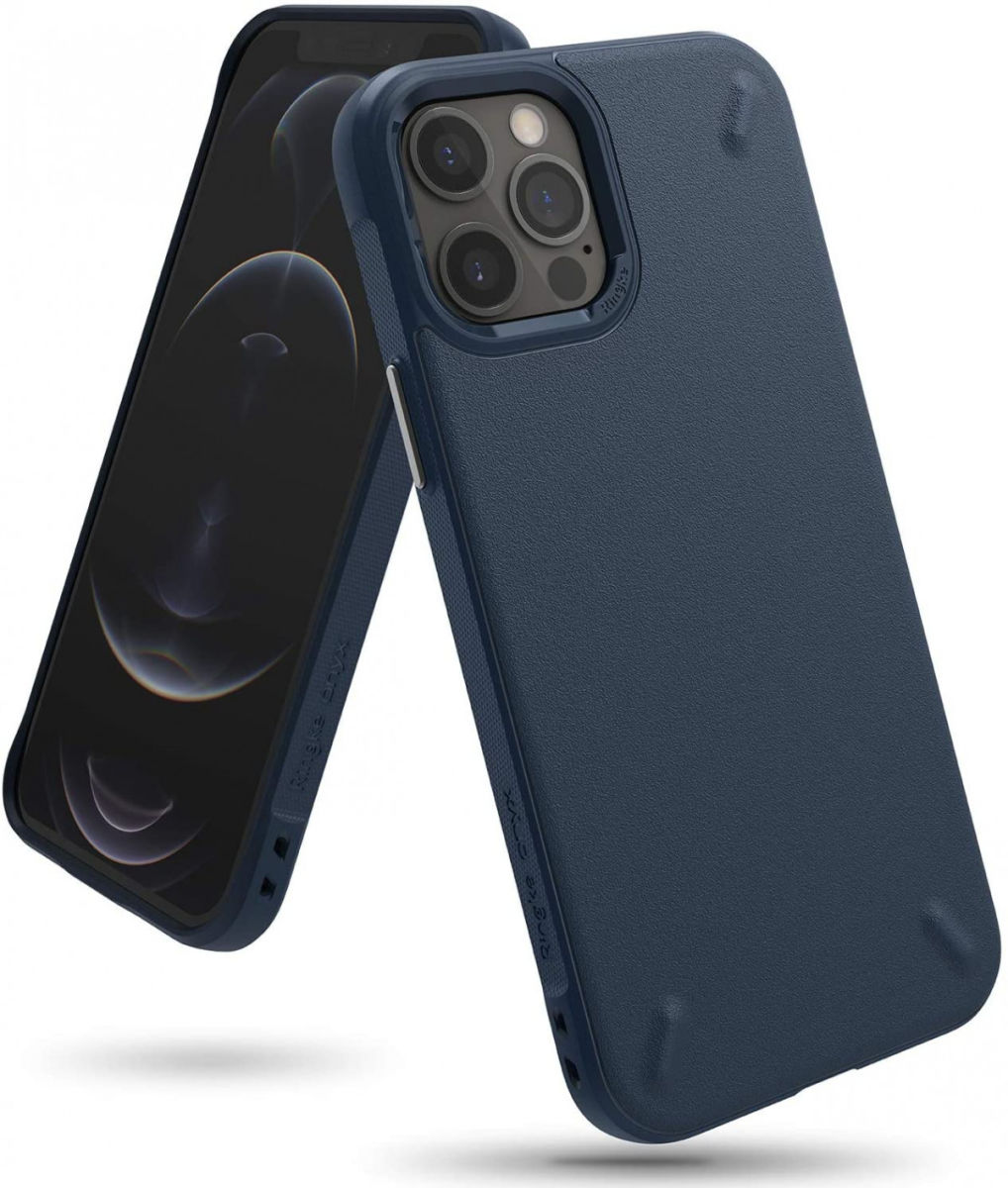 Ringke Onyx Apple iPhone 12 Pro Max Hoesje Flexibel TPU Blauw afbeelding 1