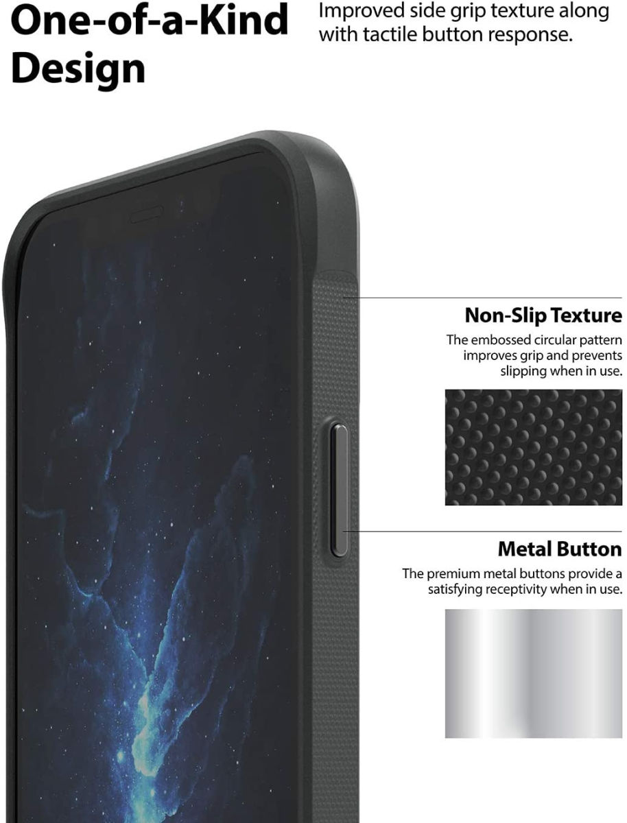 Ringke Onyx Apple iPhone 12 Pro Max Hoesje Flexibel TPU Grijs afbeelding 5