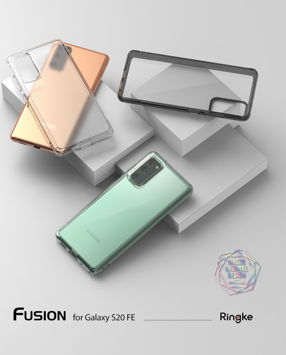Ringke Fusion Samsung Galaxy S20 FE Hoesje Smoke Black afbeelding 12