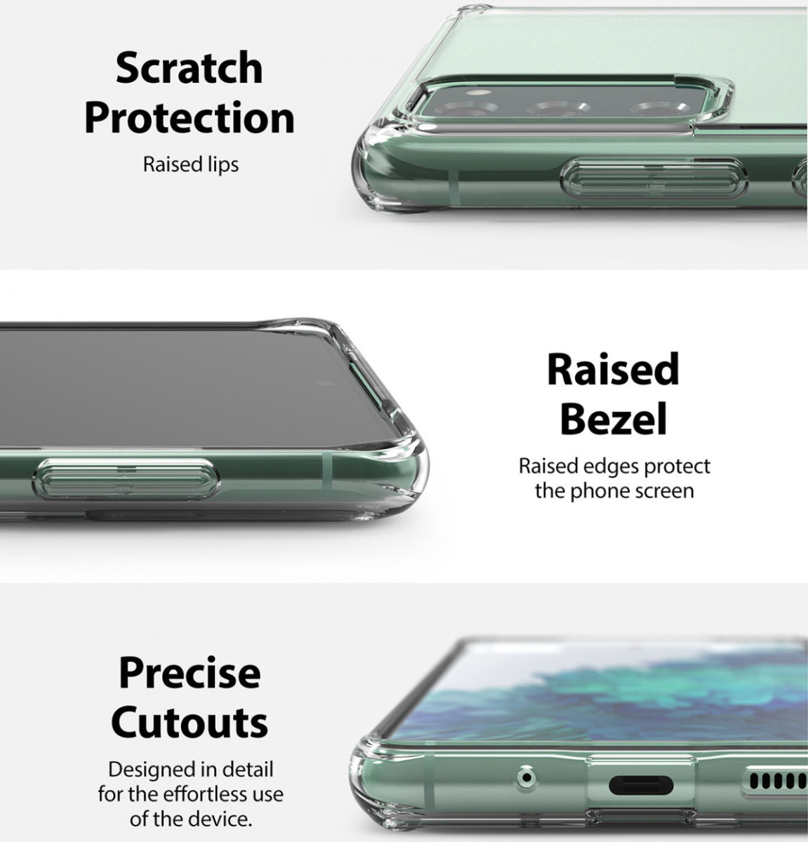 Ringke Fusion Samsung Galaxy S20 FE Hoesje Smoke Black afbeelding 6