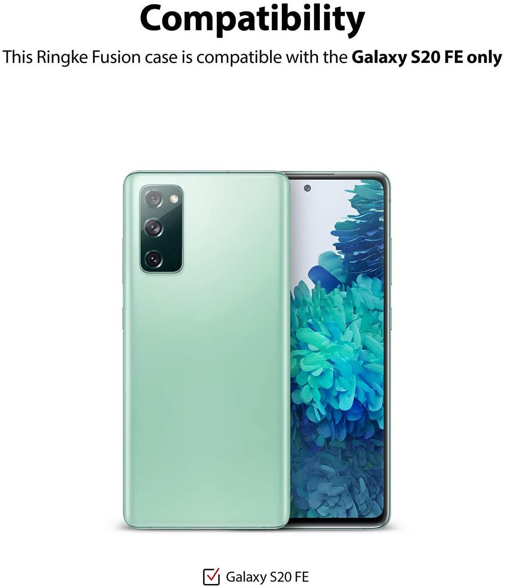 Ringke Fusion Samsung Galaxy S20 FE Hoesje Matte Transparant afbeelding 9