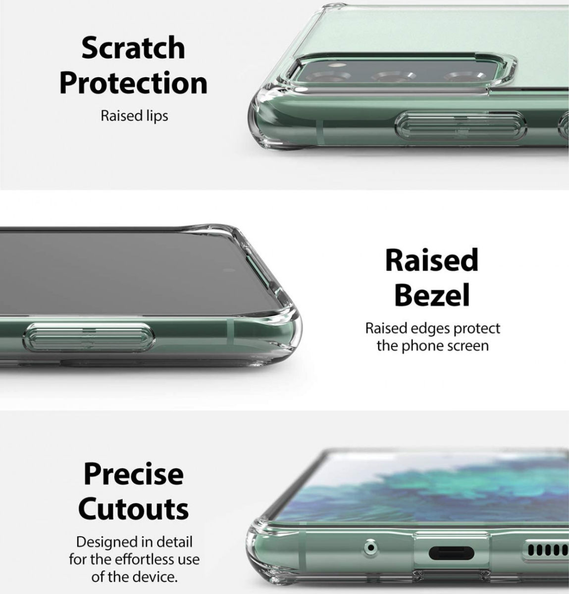 Ringke Fusion Samsung Galaxy S20 FE Hoesje Matte Transparant afbeelding 8