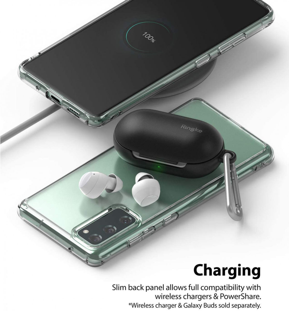 Ringke Fusion Samsung Galaxy S20 FE Hoesje Matte Transparant afbeelding 11