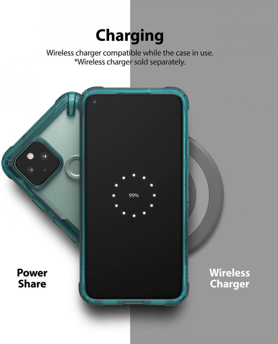 Ringke Fusion X Google Pixel 5 Hoesje Zwart afbeelding 7