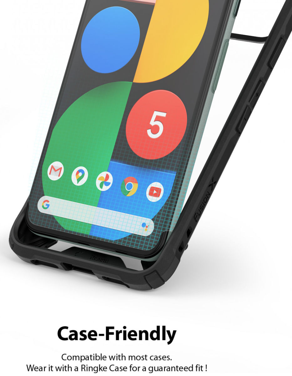 Ringke Dual Easy Wing Google Pixel 5 Screen Protector (Duo Pack) afbeelding 11