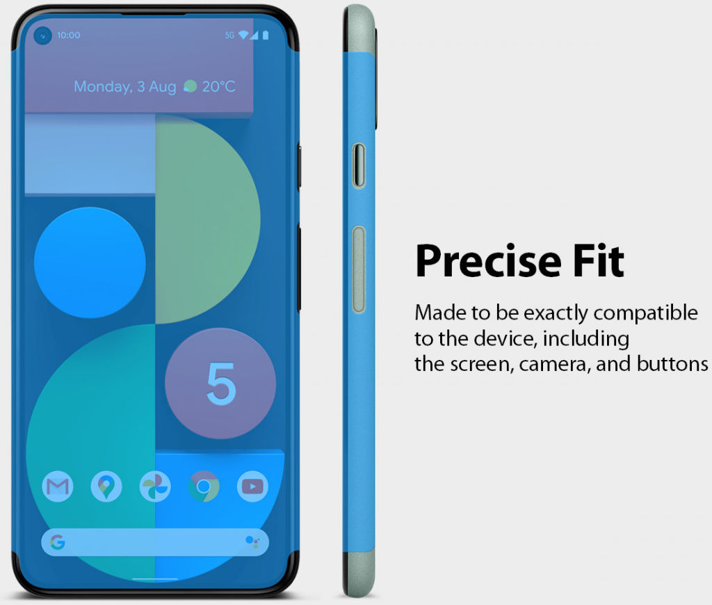 Ringke Dual Easy Wing Google Pixel 5 Screen Protector (Duo Pack) afbeelding 12