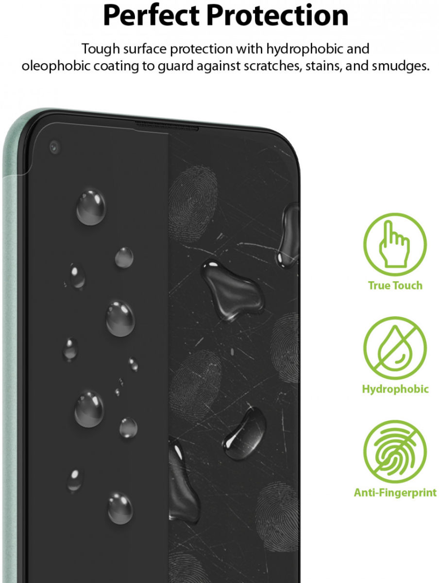 Ringke Dual Easy Wing Google Pixel 5 Screen Protector (Duo Pack) afbeelding 8