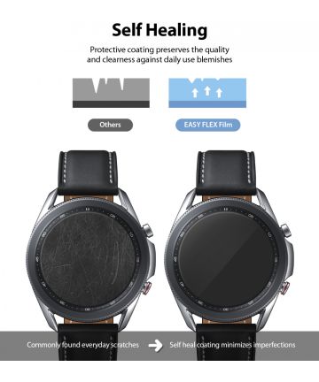Ringke Easy Flex Samsung Galaxy Watch 3 45mm Screenprotector 3 Pack Gsmpunt Nl