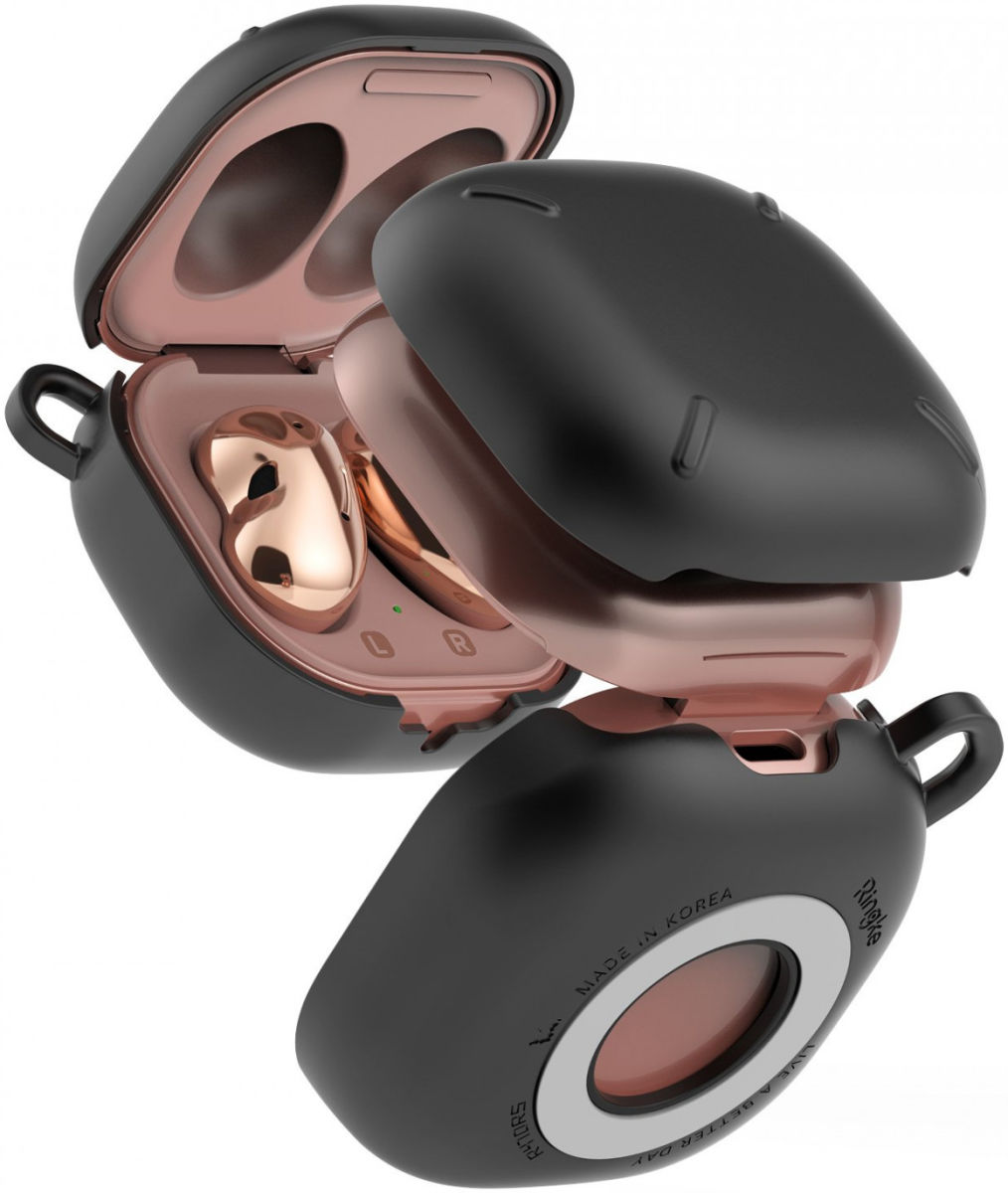Ringke Slim X Samsung Galaxy Buds Live/Pro/Buds 2 Hoesje Zwart afbeelding 7