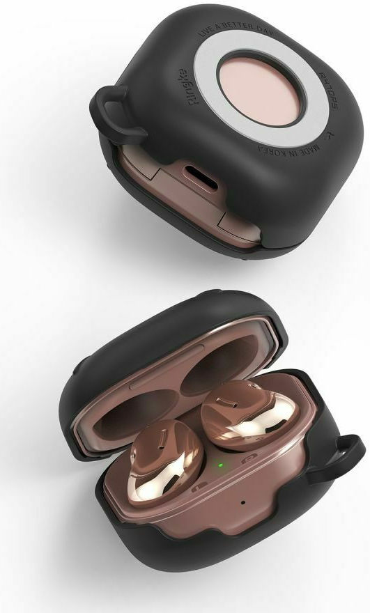 Ringke Slim X Samsung Galaxy Buds Live/Pro/Buds 2 Hoesje Zwart afbeelding 8