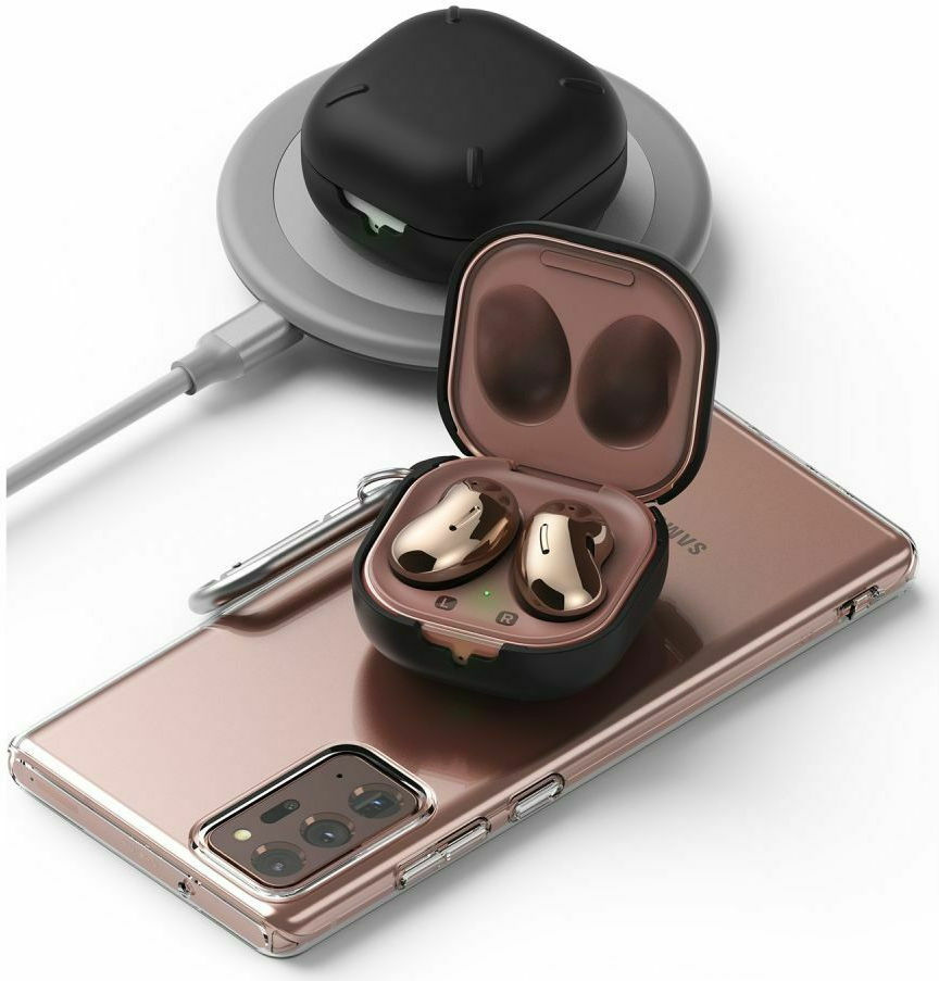 Ringke Slim X Samsung Galaxy Buds Live/Pro/Buds 2 Hoesje Zwart afbeelding 2