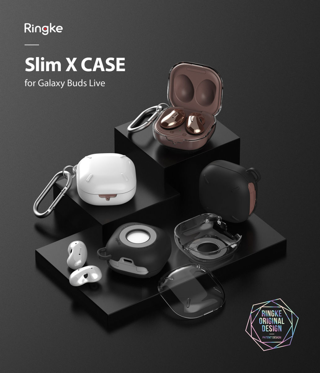 Ringke Slim X Samsung Galaxy Buds Live/Pro/Buds 2 Hoesje Wit afbeelding 7