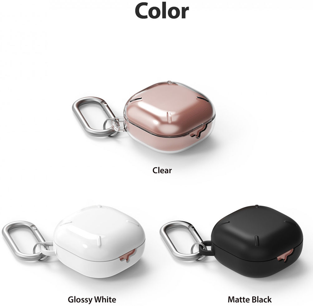 Ringke Slim X Samsung Galaxy Buds Live/Pro/Buds 2 Hoesje Wit afbeelding 12