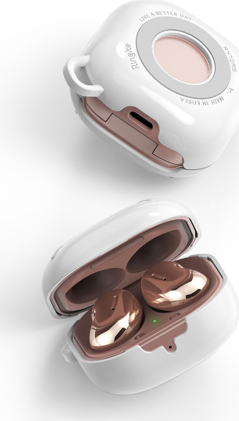 Ringke Slim X Samsung Galaxy Buds Live/Pro/Buds 2 Hoesje Wit afbeelding 18