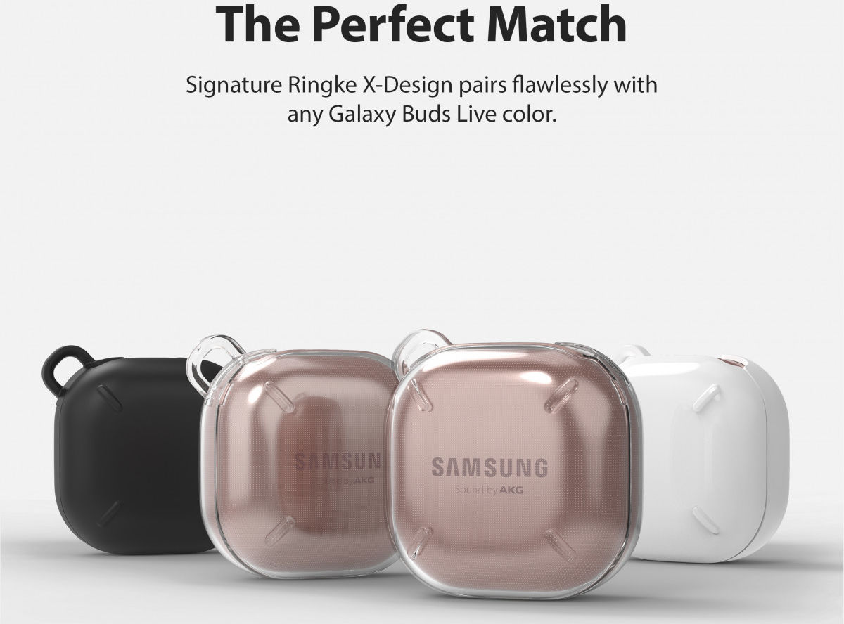 Ringke Slim X Samsung Galaxy Buds Live/Pro/Buds 2 Hoesje Wit afbeelding 8