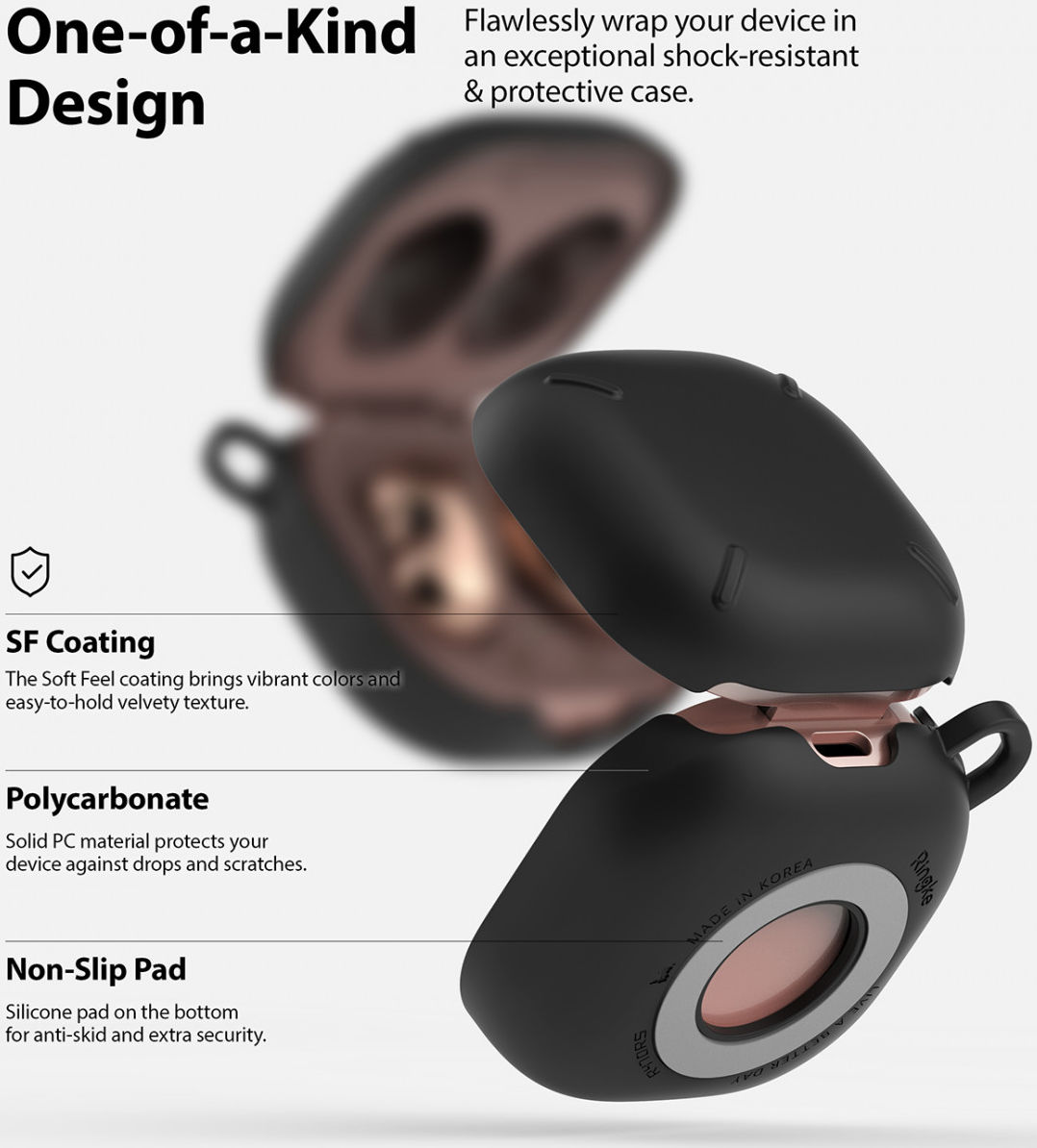 Ringke Slim X Samsung Galaxy Buds Live/Pro/Buds 2 Hoesje Wit afbeelding 10