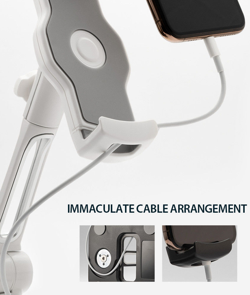 Ringke Universele 360° Verstelbare Bureau Houder voor Tablets Wit afbeelding 7