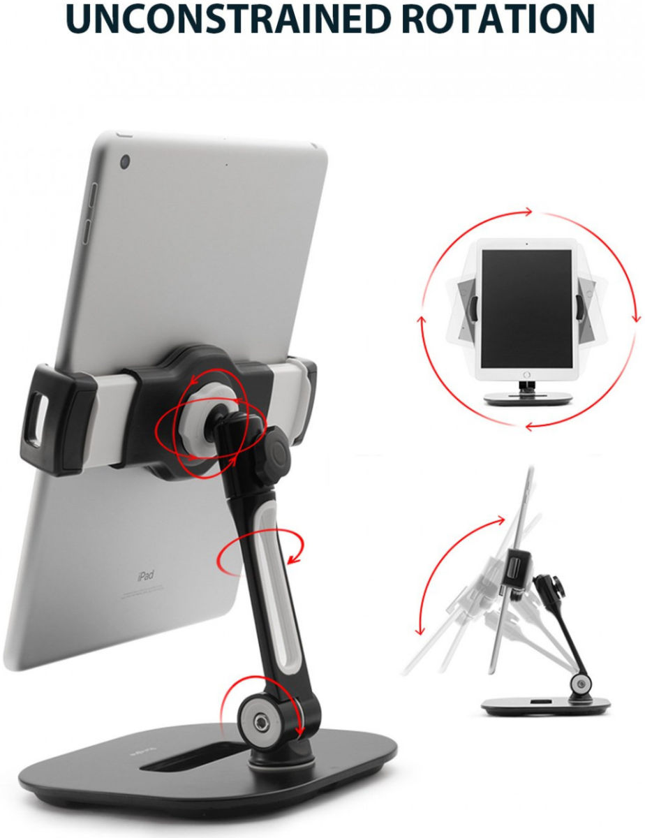 Ringke Houder Universeel 360° Verstelbaar voor Tablets Wit afbeelding 7
