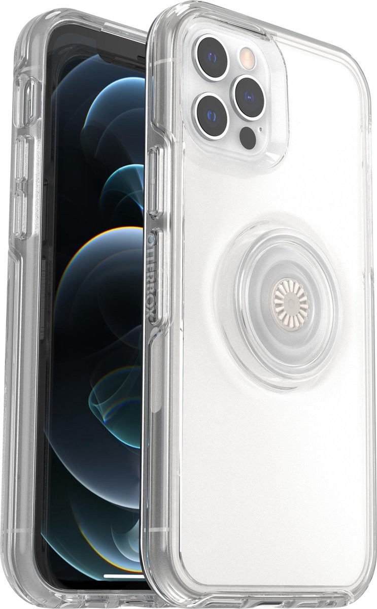 OtterBox Otter + Pop Symmetry iPhone 12/12 Pro Hoesje Transparant afbeelding 1