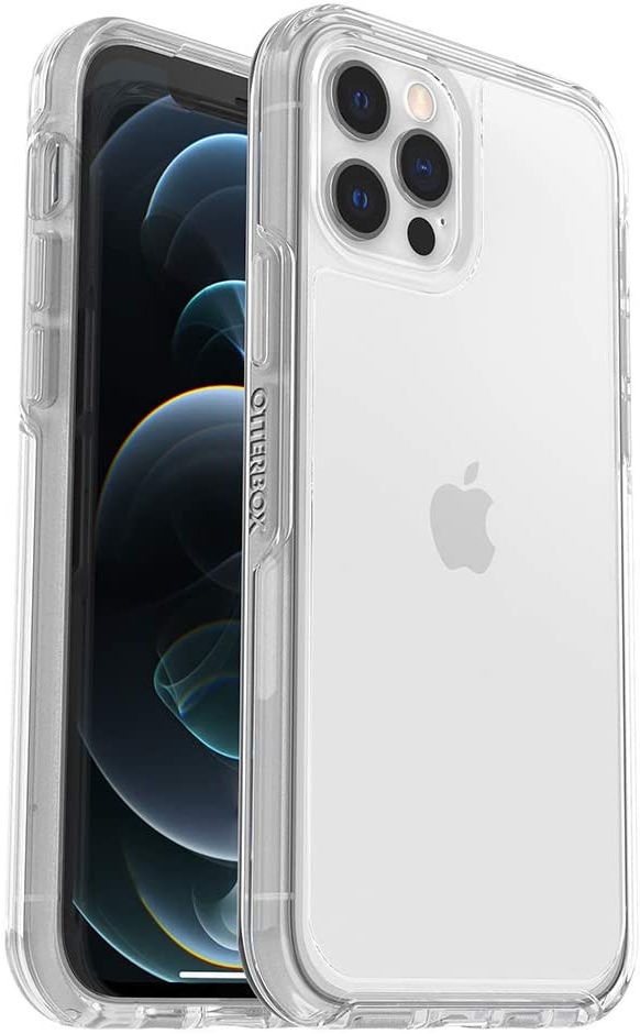 OtterBox Symmetry iPhone 12 / 12 Pro Hoesje + Alpha Glass Transparant afbeelding 3