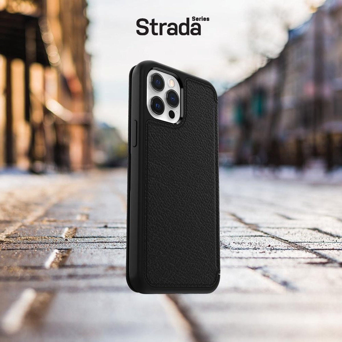 OtterBox Strada Apple iPhone 12 Pro Max Hoesje Book Case Black afbeelding 7