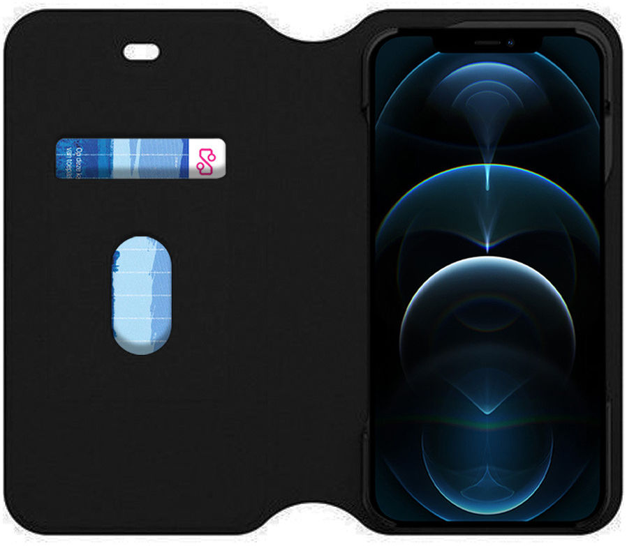 OtterBox Strada Via Series Apple iPhone 12 Pro Max Hoesje Black Night afbeelding 1