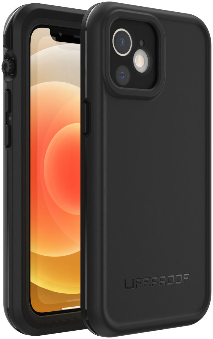 Lifeproof Frē Apple iPhone 12 Mini Hoesje Waterdicht Zwart afbeelding 1