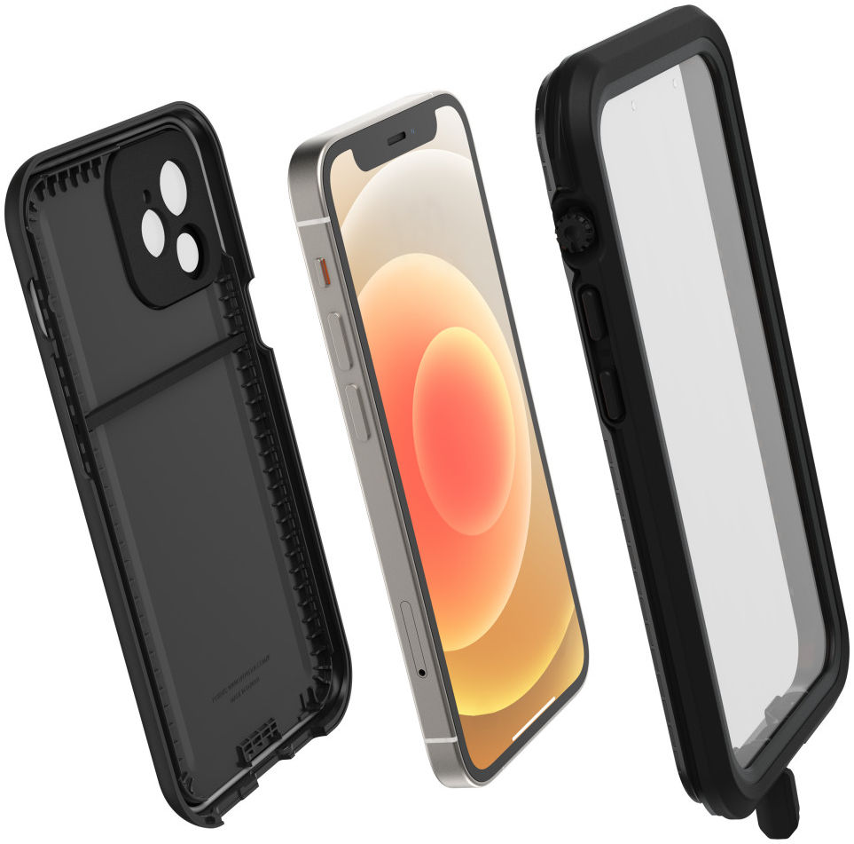 Lifeproof Frē Apple iPhone 12 Mini Hoesje Waterdicht Zwart afbeelding 7