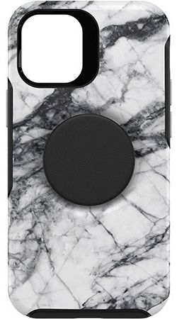 OtterBox Otter + Pop Symmetry iPhone 12 Mini Hoesje Wit Marmer afbeelding 7