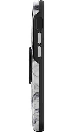 OtterBox Otter + Pop Symmetry iPhone 12 Mini Hoesje Wit Marmer afbeelding 9