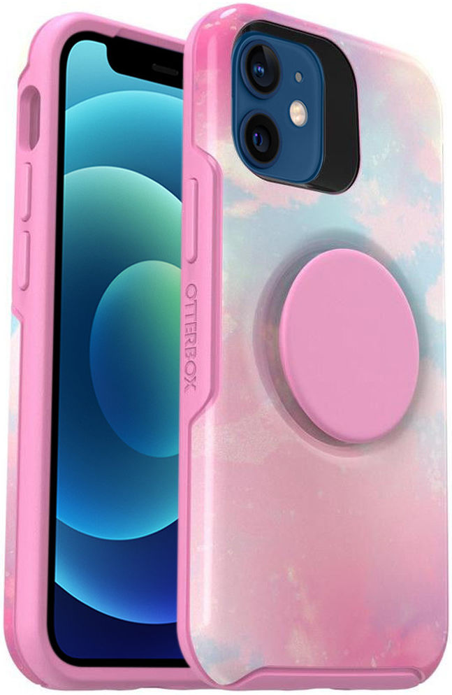 OtterBox Otter + Pop Symmetry iPhone 12 Mini Hoesje Roze afbeelding 1