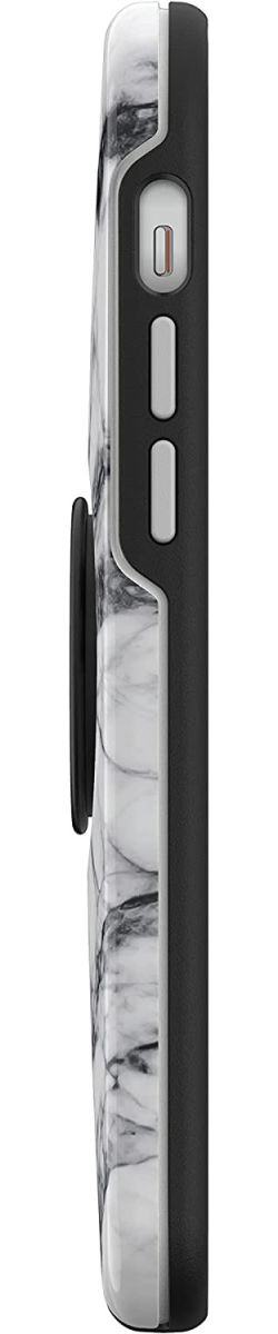Otter + Pop Symmetry Series iPhone 12/12 Pro Hoesje Wit Marmer afbeelding 5