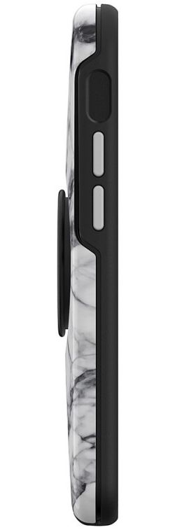 Otter + Pop Symmetry Series iPhone 12/12 Pro Hoesje Wit Marmer afbeelding 13