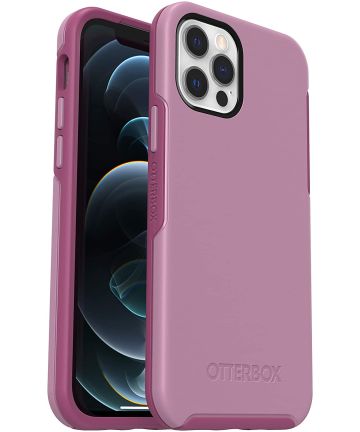 OtterBox Symmetry Apple iPhone 12 / 12 Pro Hoesje Roze Hoesjes