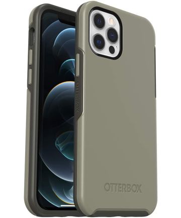 OtterBox Symmetry Apple iPhone 12 / 12 Pro Hoesje Grijs Hoesjes