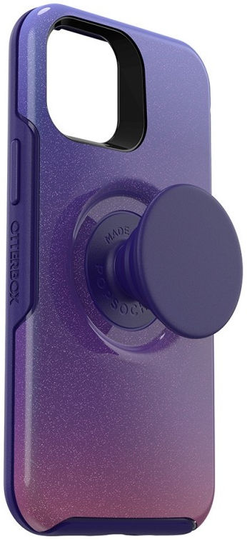Otter + Pop Symmetry Series iPhone 12 Pro Max Hoesje Violet Paars afbeelding 4