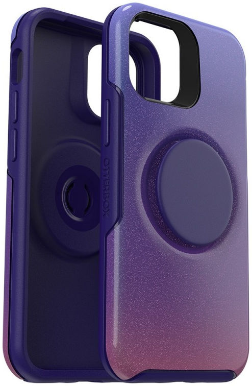 Otter + Pop Symmetry Series iPhone 12 Pro Max Hoesje Violet Paars afbeelding 5