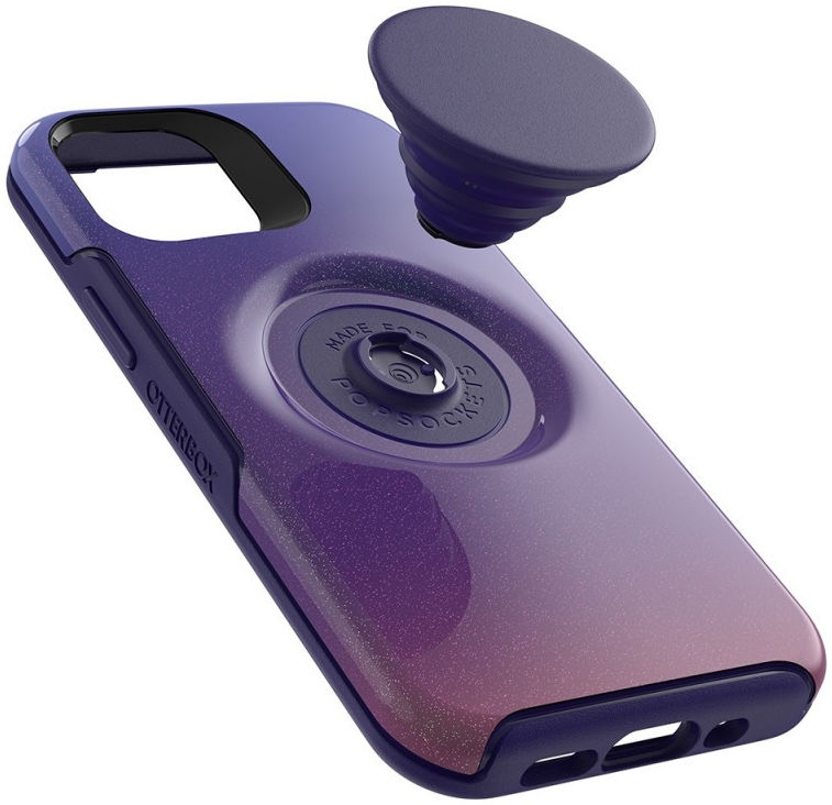 Otter + Pop Symmetry Series iPhone 12 Pro Max Hoesje Violet Paars afbeelding 7