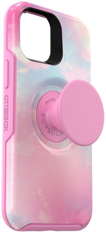 Otter + Pop Symmetry Series iPhone 12 Pro Max Hoesje Roze afbeelding 4