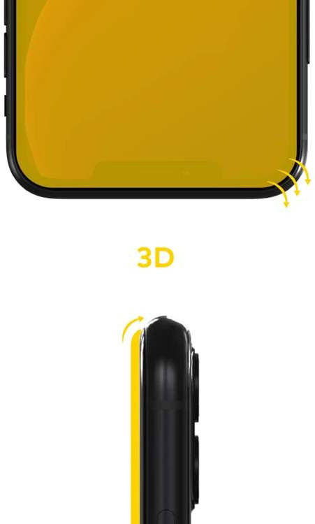 RhinoShield 3D Impact  Screen Protector iPhone 12 / 12 Pro afbeelding 2