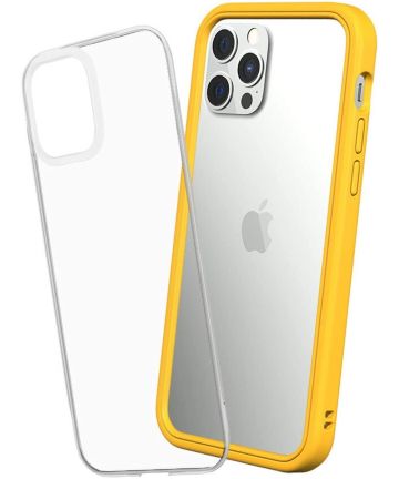 RhinoShield Mod NX Apple iPhone 12 / 12 Pro Hoesje Bumper Geel Hoesjes