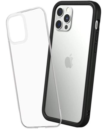 RhinoShield Mod NX Apple iPhone 12 / 12 Pro Hoesje Bumper Zwart Hoesjes